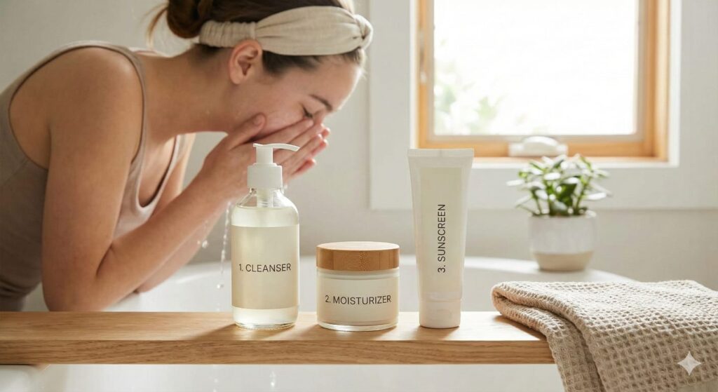 3 step teen skincare routine